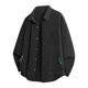 thumbnail image 2 of pstuiky camisa de manga larga para hombre, Camiseta de manga larga con botones y cuello vuelto de color liso para hombre Tops de hombre xxxl, 2 of 4