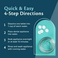 thumbnail image 3 of M3 Naturals Retainer Cleanser Tablets Cleaner | Denture Cleansers Retainers Mouth Guards 60 Tablets, 3 of 5
