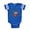 Royal Blue, variant on - Texas Wrought Iron Barn Art - Cute Infant Baby Football Bodysuit