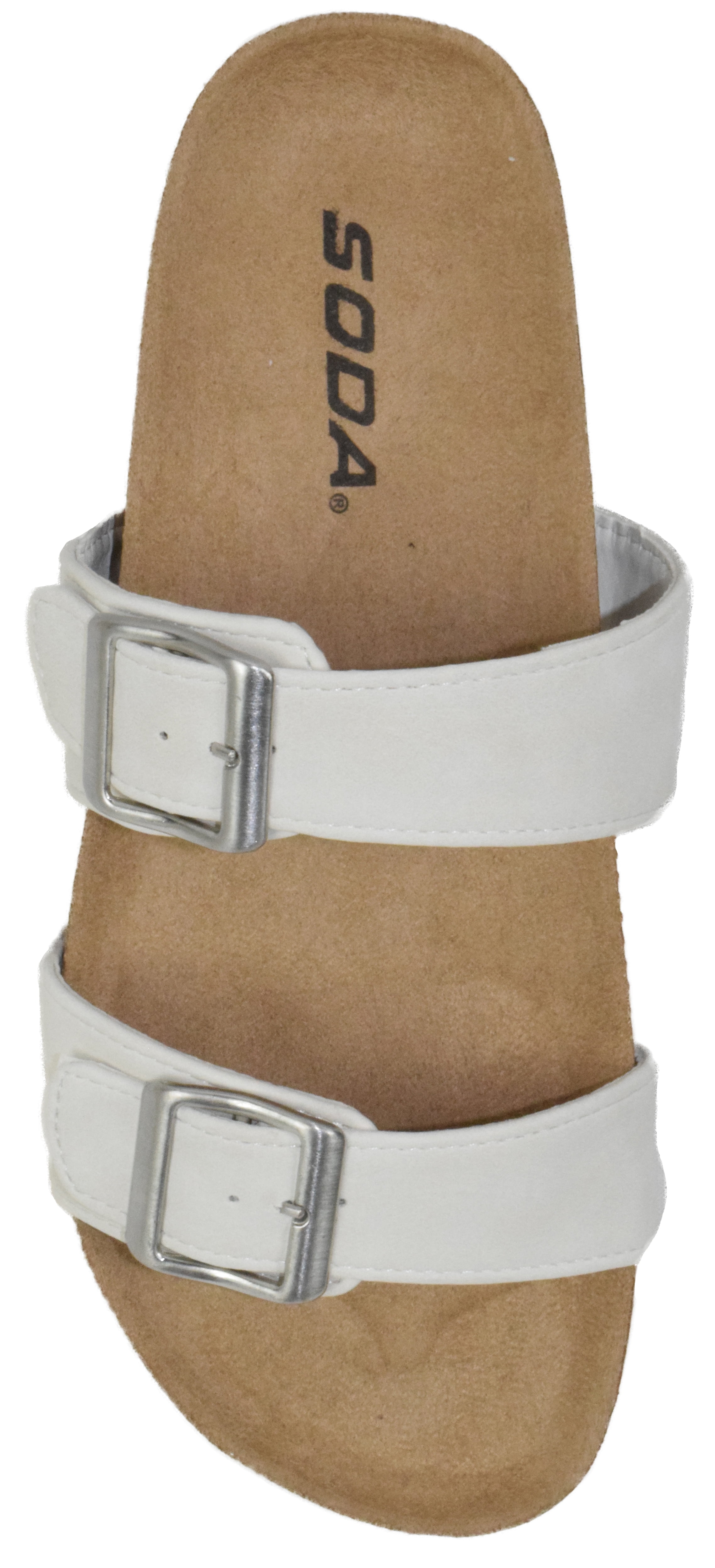 Soda Shoes Women Jesus Sandals Footbed Double Strap Functional