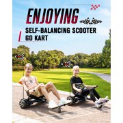 MIHOVER Adjustable HoverKart Self Balancing Scooter Seat Attachment, Balancing Scooter Go Kart Accessory for 6.5 8 10 Hover Board (Hoverboard not included)