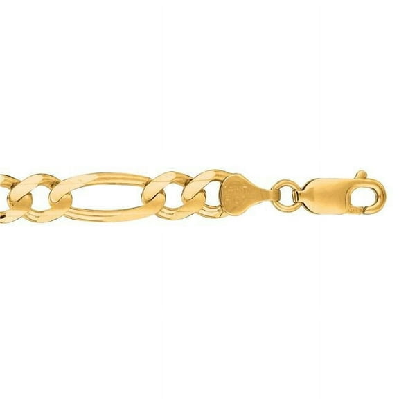 Royal Chain FIG180-0850 8.5 in. 14K Yellow Gold Figaro Chain with Lobster Clasp