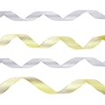 thumbnail image 4 of 4 Rolls 4/5 Inch Width Metallic Glitter Ribbons for Holiday Wedding Birthday Party Decoration Gift Wrapping (Golden, Silvery), 4 of 7