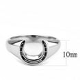 thumbnail image 3 of Eternal Sparkles Men's CZ Clear Stone Horseshoe Horse Equestrian Novelty Fashion Statement Ring, 3 of 6
