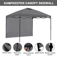 thumbnail image 7 of 10X10 Canopy Tent Sidewalls with Zipper for Canopy Frame, 3Pcs Sunwalls Only, UPF50+ Waterproof Side Walls(Gray), 7 of 7