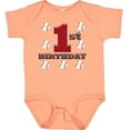 thumbnail image 3 of Inktastic First Birthday Baseball Boys Baby Bodysuit, 3 of 5