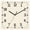 Cream, variant on Grey Wooden Wall Clock Silent Non Ticking, Farmhouse Solid Gray Color Modern Art Square Wall Clocks Battery Operated, Decor Clock for Home Office, Living Room, Kitchen, 10 Inch