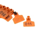thumbnail image 3 of TISHITA 100 Sets Orange 1-100 Number Plastic Livestock Ear Tag Animal Tag for Goat Sheep, 3 of 8
