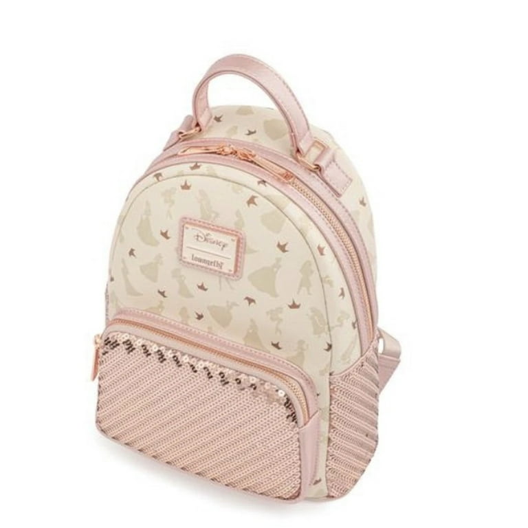 Disney - Ultimate Princss All Over Print Sequin Mini Backpack - Walmart.com