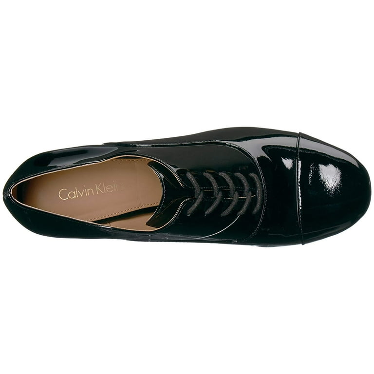 Calvin Klein Womens Cailey Ankle Boot Cap Toe Ankle Fashion Black Size 6.0 Walmart