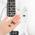 thumbnail image 4 of unbranded 3Ud Tapas De Perilla Metálica Para Guitarra Eléctrica Color Negro Accesorios Duraderos, 4 of 8