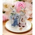 thumbnail image 2 of Bunny Rabbit Farmers Salt and Pepper Shakers 4.5in Gift, 2 of 4