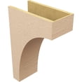 thumbnail image 5 of 9"W x 18"D x 27"H Classic Stockport Rough Cedar Woodgrain TimberThane Corbel, Primed Tan, 5 of 6