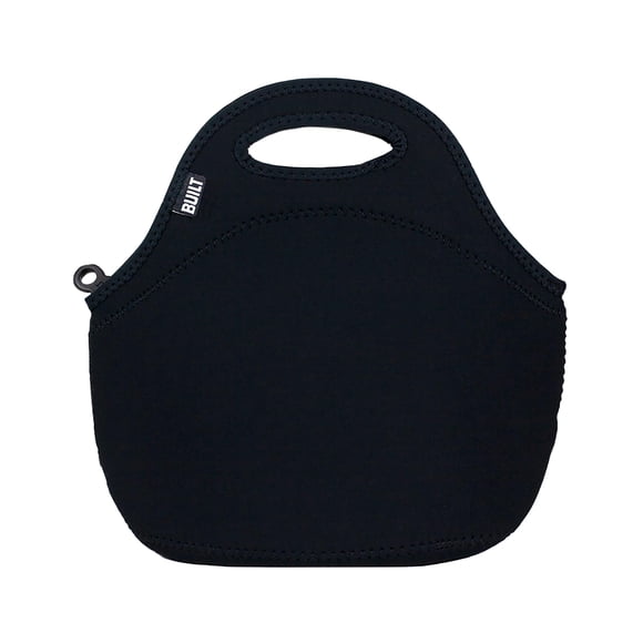 BUILT Gourmet Getaway Bolsa de almuerzo de neopreno suave, ligera, aislada y reutilizable, talla única, color negro