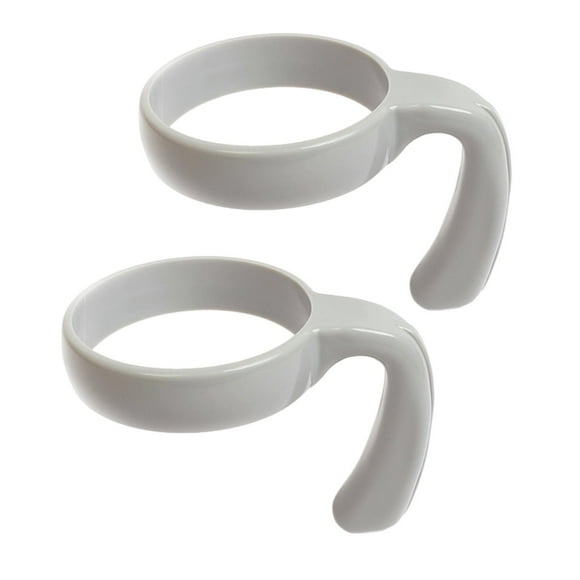 Andvari Ergonomic Handle 2 Pcs Tumbler Handle Attachment Ergonomic Grip Slip Car Cup Holders Travel Mug Handles for 20/32oz Tumbler Cup