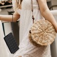 thumbnail image 4 of SKISUNO 1Set Women Long Wallet in Black Pu Polyester and Alloy with Card Storage Coin Storage Cellphone Storage Key Storage Paper Money Storage Long Rectangle Punk Style for Daily Use, 4 of 7