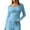 Light Blue, variant on Loopsun Womens Fall Tops, Long Sleeve T Shirts for Women, Women's Fashion Casual Solid Long Sleeve T Shirt Pullover Top Army Green, XL