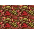 thumbnail image 1 of Ahgly Company Indoor Rectangle Patterned DarkRed Area Rugs, 8' x 10', 1 of 1