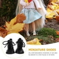thumbnail image 7 of MRLESS 1 Pair of Doll Dressing Boots Doll PU Boots Miniature 18-inch Doll Shoes, 7 of 7