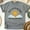 Graphite Heather, variant on The Lord Is My Light T-Shirt – Psalm 27:1 Christian Sun and Cloud Tee, White, Size S