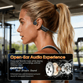 thumbnail image 7 of Bone Conduction Headphones Bluetooth 6.0 Earbuds, Open Ear Headphones with Dual Driver Sound, LED Display, IP67 for Sport / running, Dual Device Connection & Low-Latency Game Mode,12 Hours Playtime, 7 of 7