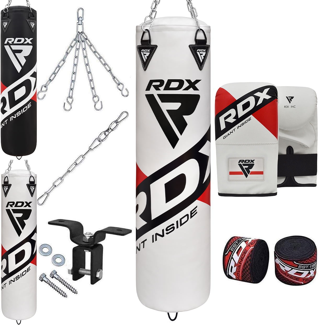 4ft punch bag set