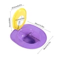 thumbnail image 4 of XSAOP Odor-Proof Splash-Proof Plastic Pet Cat Toilet Trainer Litter Box, Purple, 4 of 9