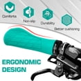 thumbnail image 5 of BUCKLOS Bicycle Handle Bar Grips Lock-on Handlebar Grip Silicone MTB Road Bike for Flat Riser Bar Anti-Slip Grips, 5 of 7