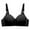Black, variant on ibuvkizy Woman's Solid Color Comfortable Hollow Out Perspective Bra Underwear No Rims
