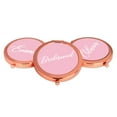 thumbnail image 4 of Koyal Wholesale Rose Gold Compact Mirror Bridesmaid Wedding Gift, Blush Pink, 1-Pack, 4 of 5