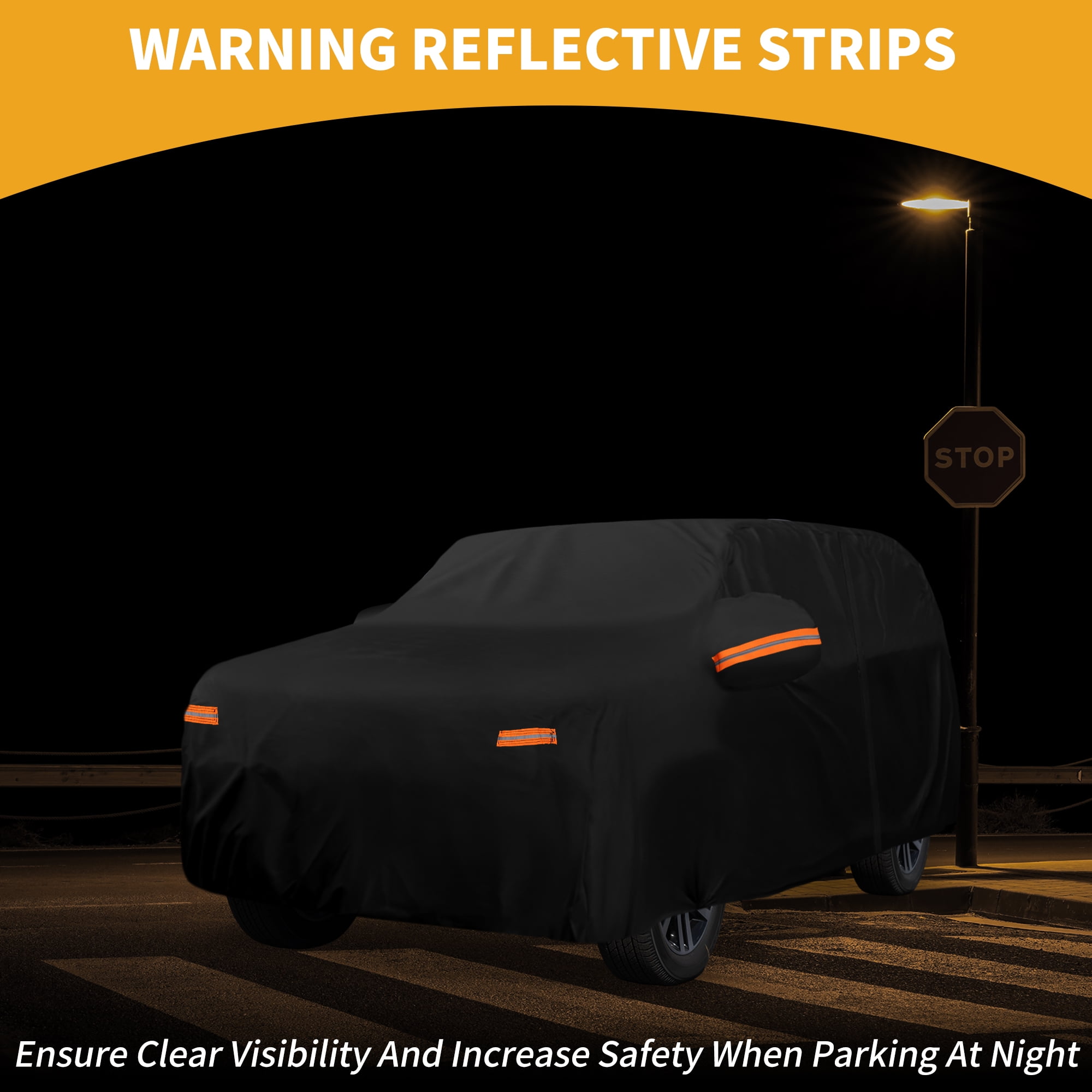 Unique Bargains Durable Waterproof Car Cover Black ["for Lexus TX"]