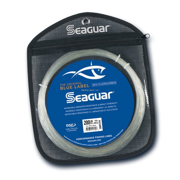 Seaguar Blue Label Big Game Fluorocarbon Leader Material 200lb 110yd