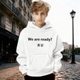 thumbnail image 2 of Boys Graphic Print Hooded Long Sleeve Fleece Pullover – Soft Warm Casual Hoodie Jacket For Kids Youth, Streetwear Activewear Style, Outdoor Play And Daily Wear, 2 of 4