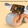 thumbnail image 3 of Double Wheel Abdominal Exerciser, Triangular Support Abdominal Wheel Fitness Equipment  For Gym, 3 of 8