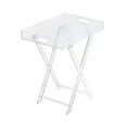 thumbnail image 4 of Lipstore Table Pliante en Acrylique Plateau de Souper Meuble Table à Manger Robuste Table de Camping Transparent, 4 of 8
