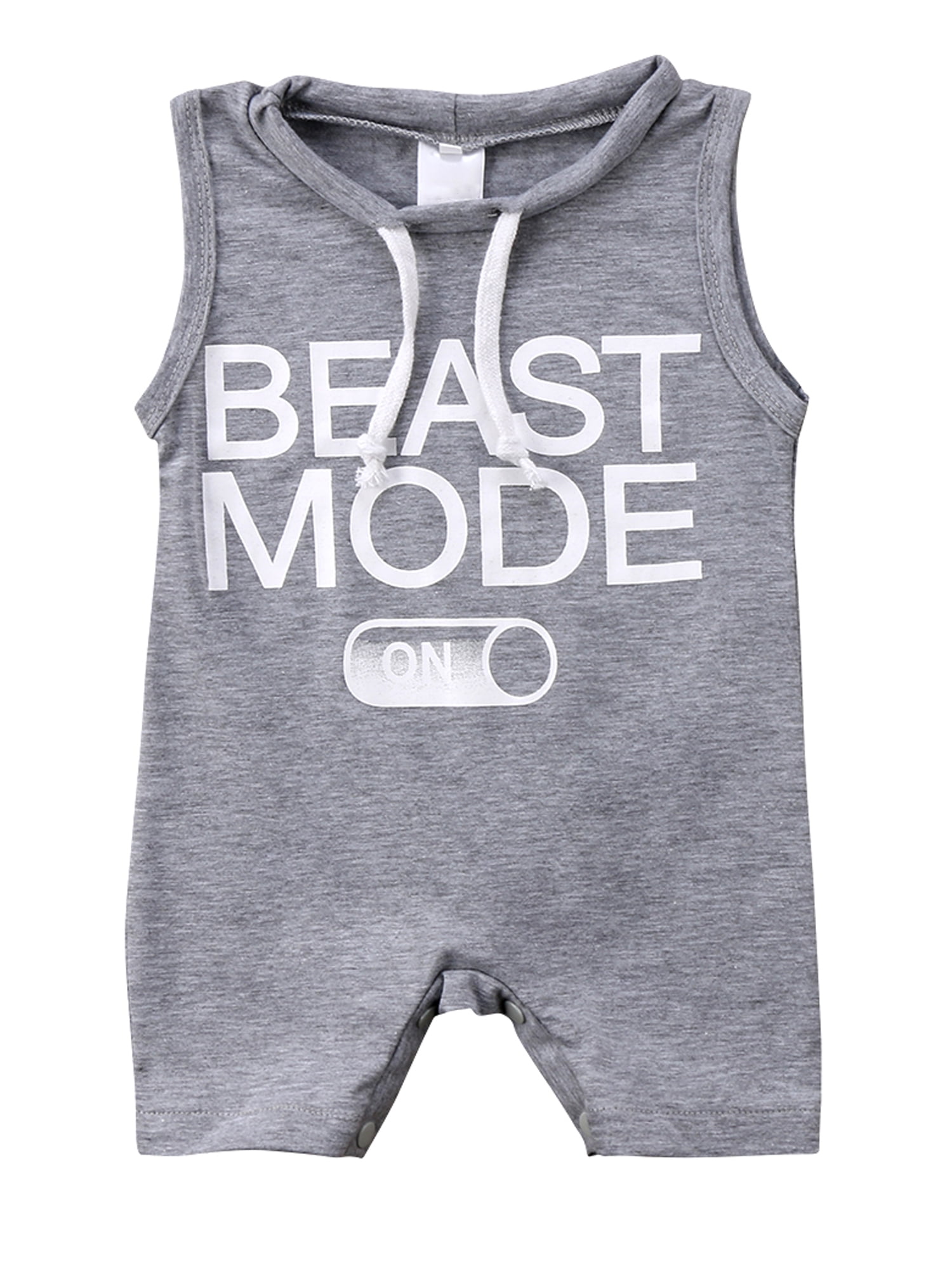baby boy sleeveless romper