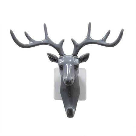 

Deer Head Wall Hanging Statue Room Dining Pendant Home Decor Gifts