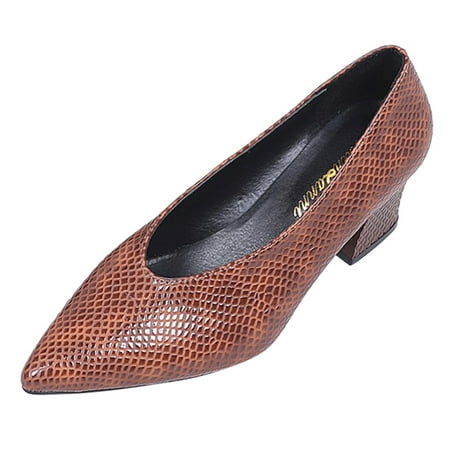 

Gibobby Slip On Shoes Women Women s Pumps Dress Shoes for Women Mary Jane Low Chunky Closed Toe T-Strap Womens Dress Shoes Wedding Shoes for Bride Black Nude Silver Heels for Women Heel Shoes