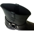 thumbnail image 3 of Men's Motorcycle Boots Short Genuine Leather Harness Engineer Biker Riding, 3 of 3