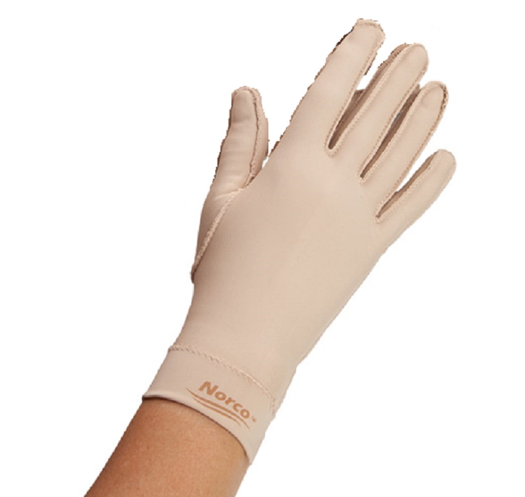 Norco Compression Gloves, Full Finger, Wrist Length, Medium, Right
