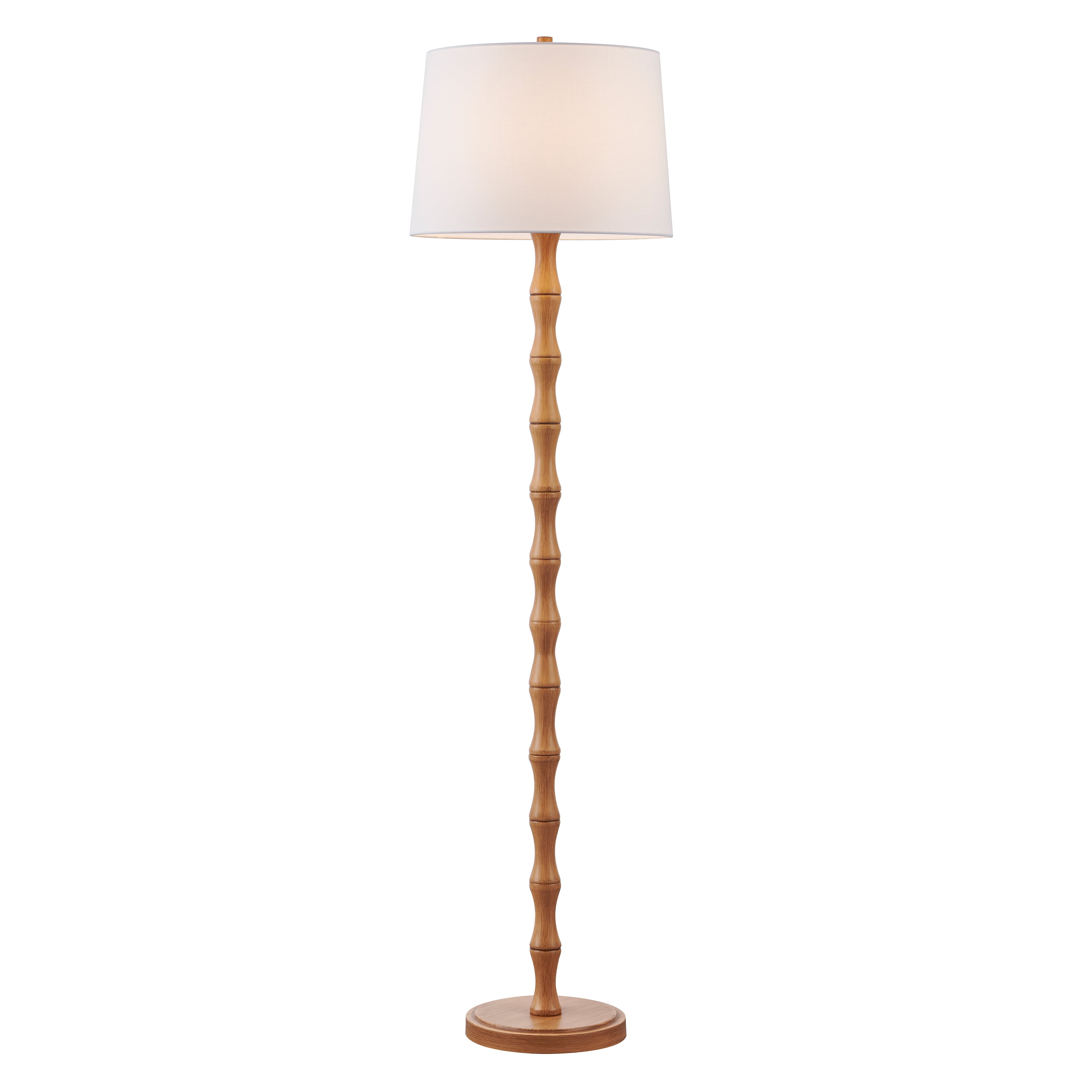 KAWOTI Rustic Floor Lamp 61" Metal Farmhouse Standing Floor Lamp for Living Room, Bedroom