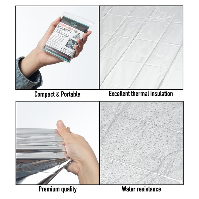 General Medi Emergency Blanket, 12-Pack Silver photo 4