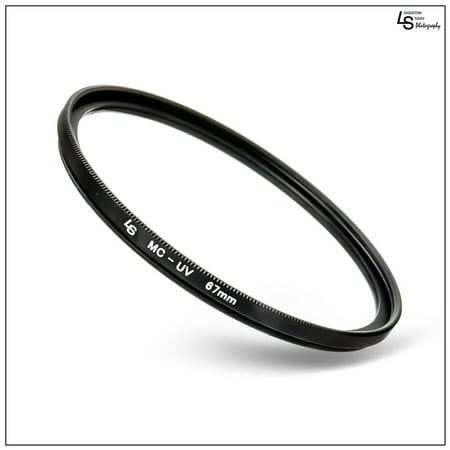 67mm Multi-coated Ultraviolet Ray UV Light Protection Low Profile Filter for Canon and Nikon DSLR Camera Lenses by Loadstone Studio WMLS1187 67mm Multi-coated Ultraviolet Ray UV Light Protection Low Profile Filter for Canon and Nikon DSLR Camera Lenses by Loadstone Studio WMLS1187