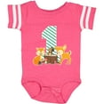 thumbnail image 3 of Inktastic One Years Old with Woodland Animals Boys or Girls Baby Bodysuit, 3 of 5