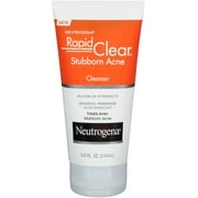 Neutrogena Rapid Clear Stubborn Acne Cleanser 5 oz (Pack of 6)