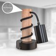thumbnail image 5 of Aplique I 1 Ampolla Aplique Vintage Intérieur I Design Industriel I Lampe Rétro I Acier I Bois I Rond I E27 I Ampolla Non Incluse Ormromra WLJ-4500, 5 of 5