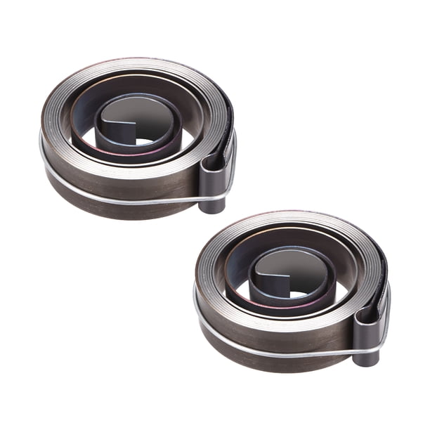 Conjunto de resorte de retorno de alimentación de quill de prensa de taladro 1800mm, 59x16x0.7mm, 2 piezas