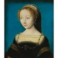 thumbnail image 2 of Corneille de Lyon 12x14 Gold Ornate Wood Frame and Double Matted Museum Art Print Titled - Portrait of a Woman (C. 1540), 2 of 4