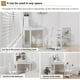thumbnail image 4 of Escritorio y Silla para Estudio Infantil, Mesa Esquinera Blanca con Silla Ajustable, Panel de Corcho, Portalápices y Repisa, 4 of 8