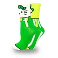 thumbnail image 6 of Hello Kitty & Friends Women's St. Patrick's Day Magnetic Arms Mid-Crew Socks, 1-Pack, Size 4-10, 6 of 7